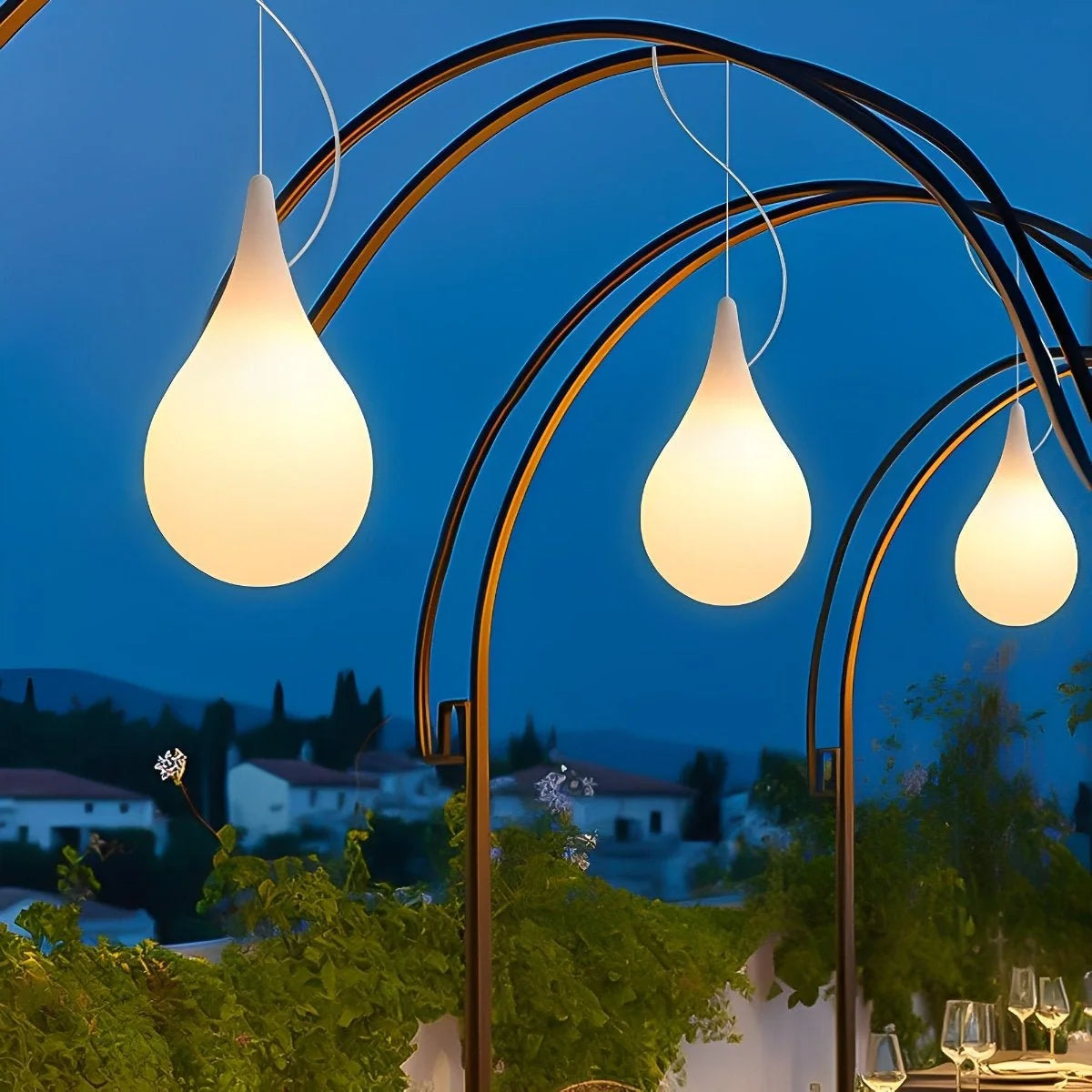 Outdoor Pendant Light Teardrop IP65 Waterproof LED