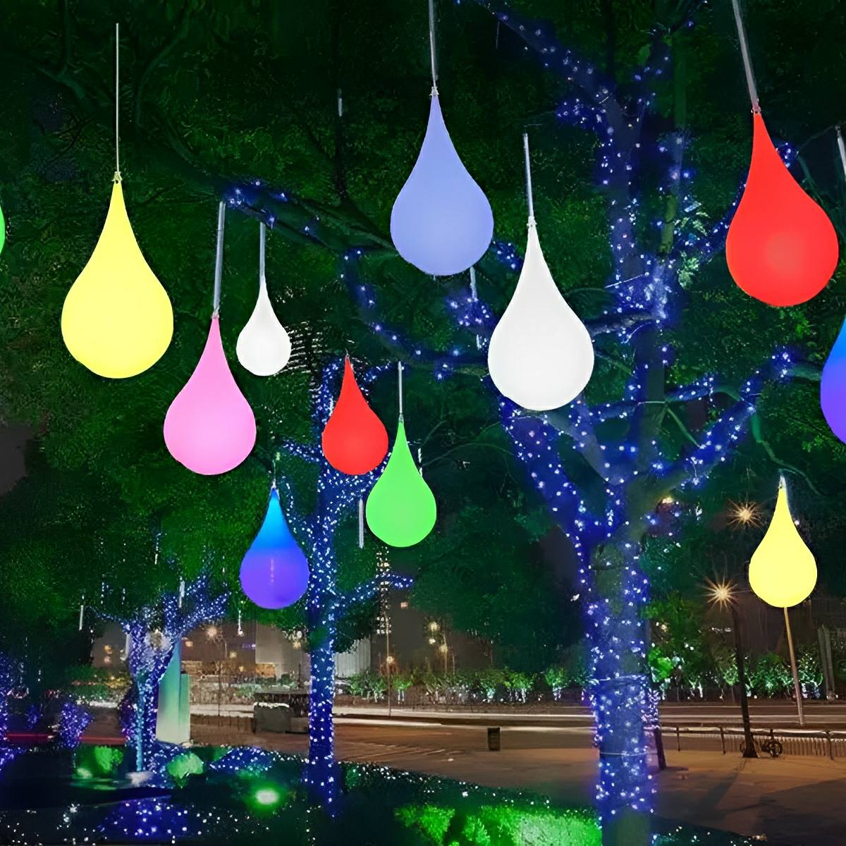 Outdoor Pendant Light Teardrop IP65 Waterproof LED