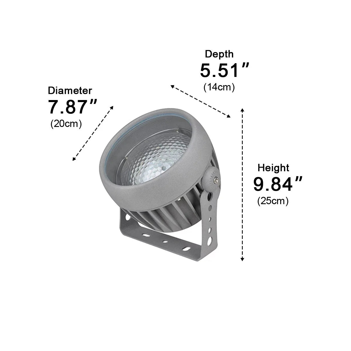 Outdoor Projector Spotlight Water Ripple Effect IP65 Weather-Resistant