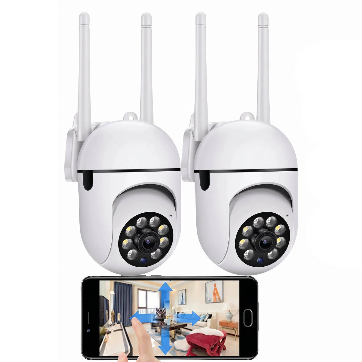 Outdoor Security Camera Motorized PTZ Night Vision