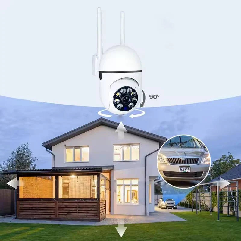 Outdoor Security Camera Motorized PTZ Night Vision