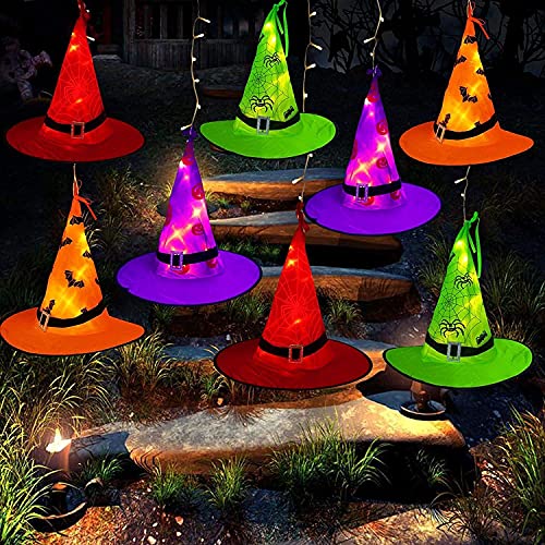 Outdoor String Lights Witch Hat 44 Foot Warm White