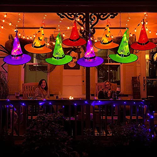 Outdoor String Lights Witch Hat 44 Foot Warm White