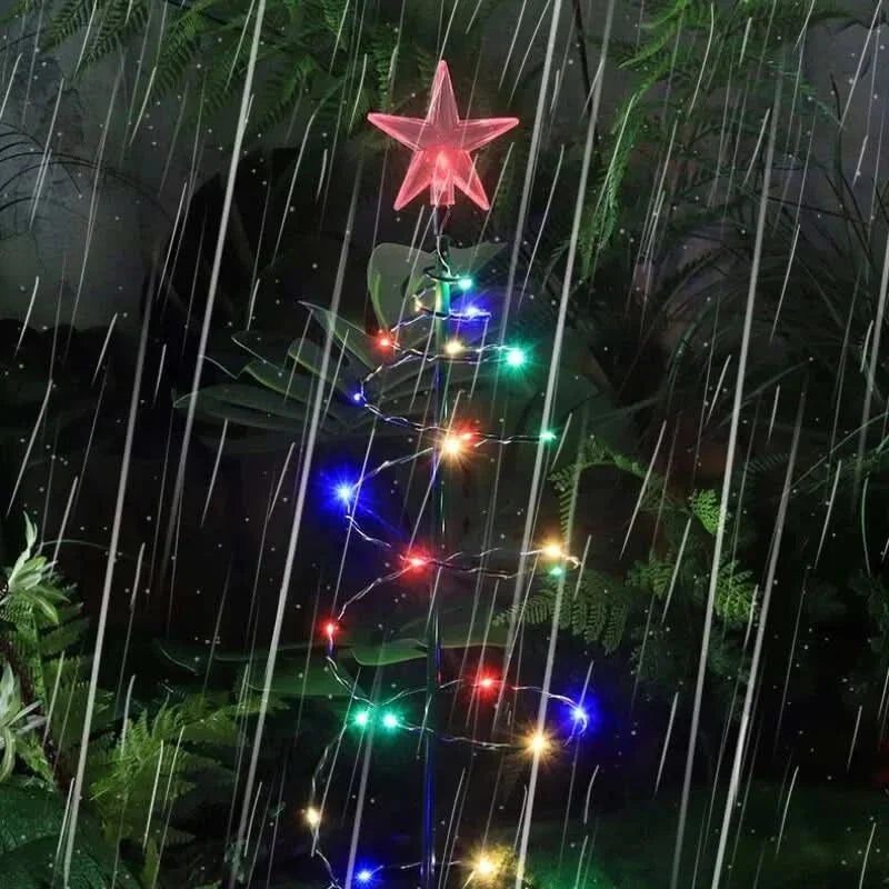 Outdoor Tree Light Solar 50-LED Automatic Dusk Sensor
