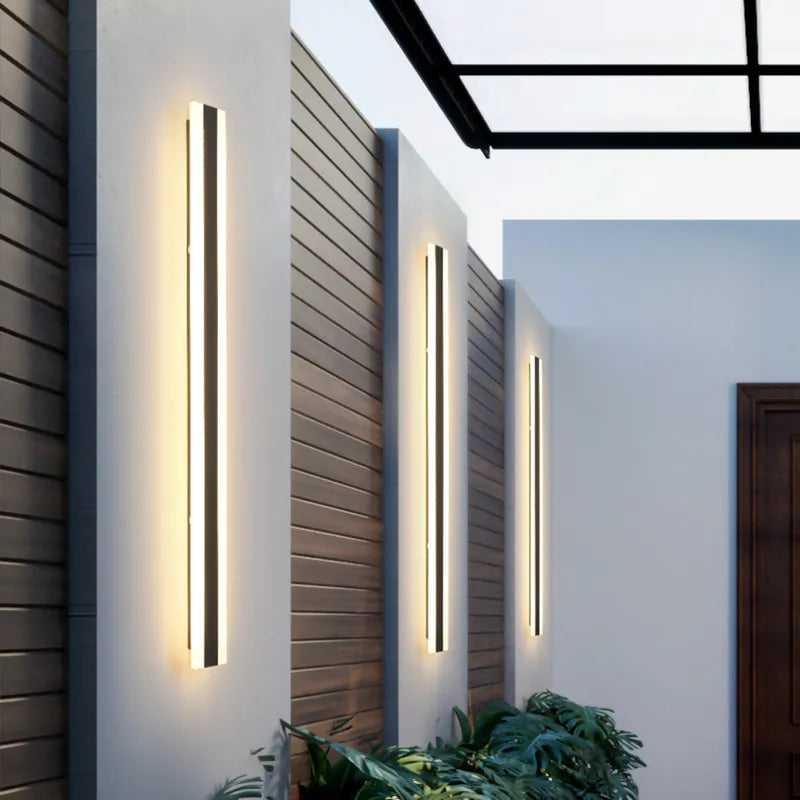 Outdoor Wall Lamp LED IP65 Weatherproof Iron & Acrylic
