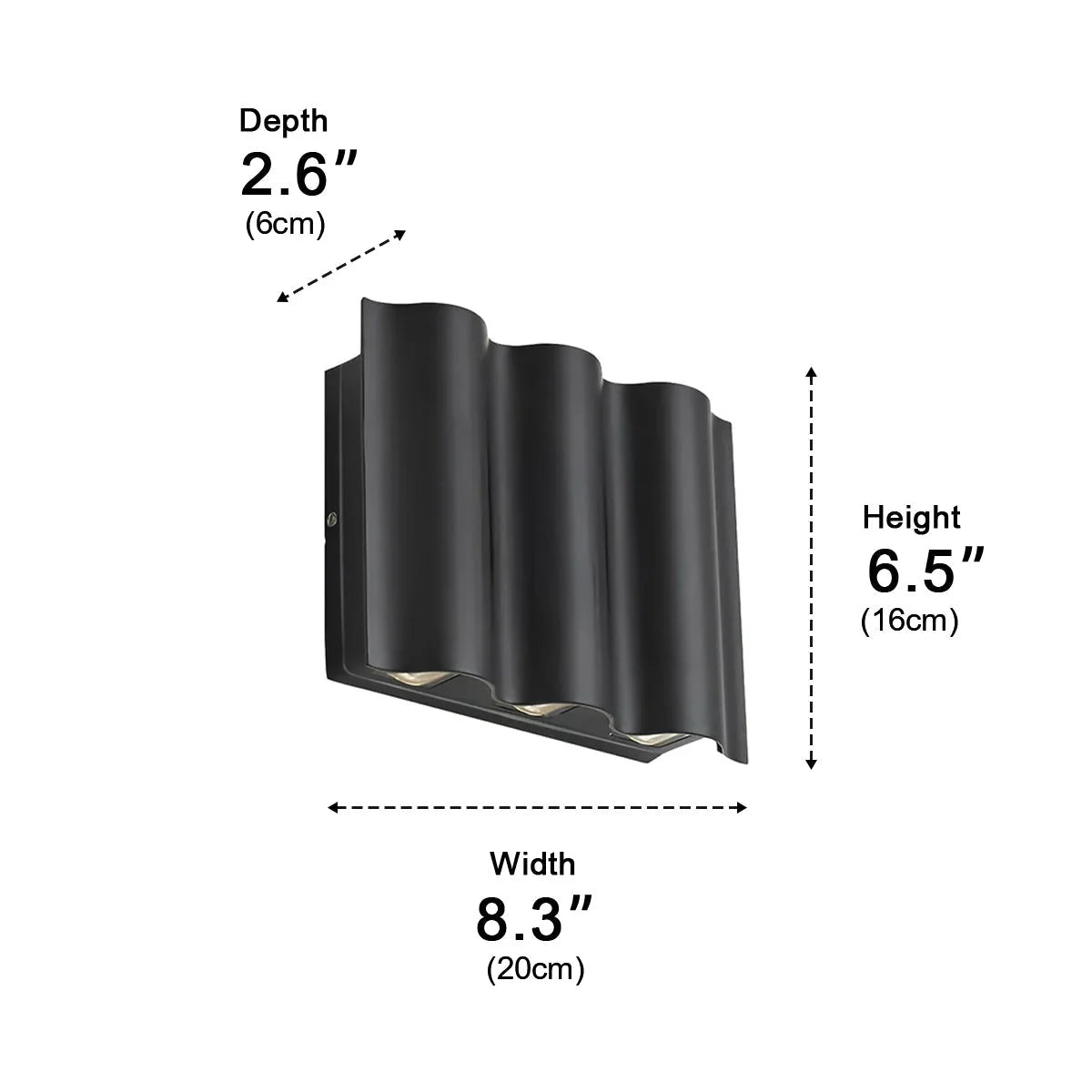 Outdoor Wall Light Aluminum Up-and-Down LED IP54 Weather-Resistant