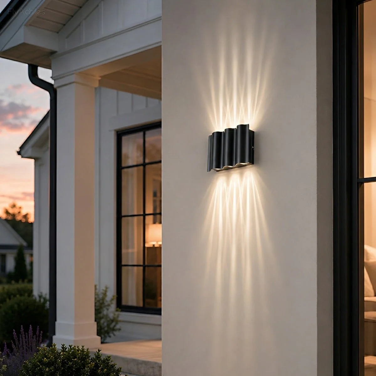 Outdoor Wall Light Aluminum Up-and-Down LED IP54 Weather-Resistant