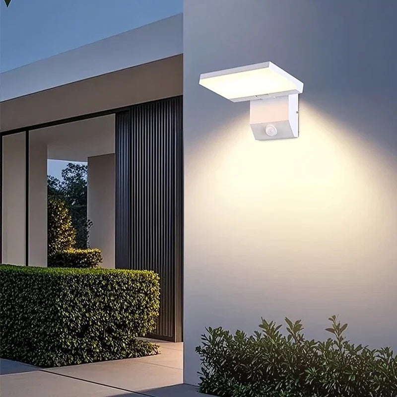 Outdoor Wall Light Folding Adjustable Head IP65 Weatherproof