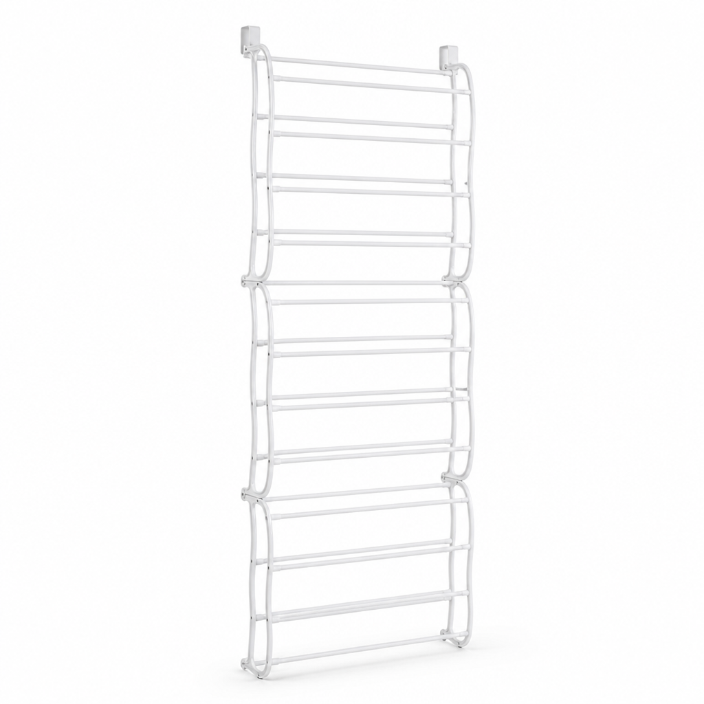 Over-the-Door Space-Saving Shoe Rack (36-Pair Capacity)