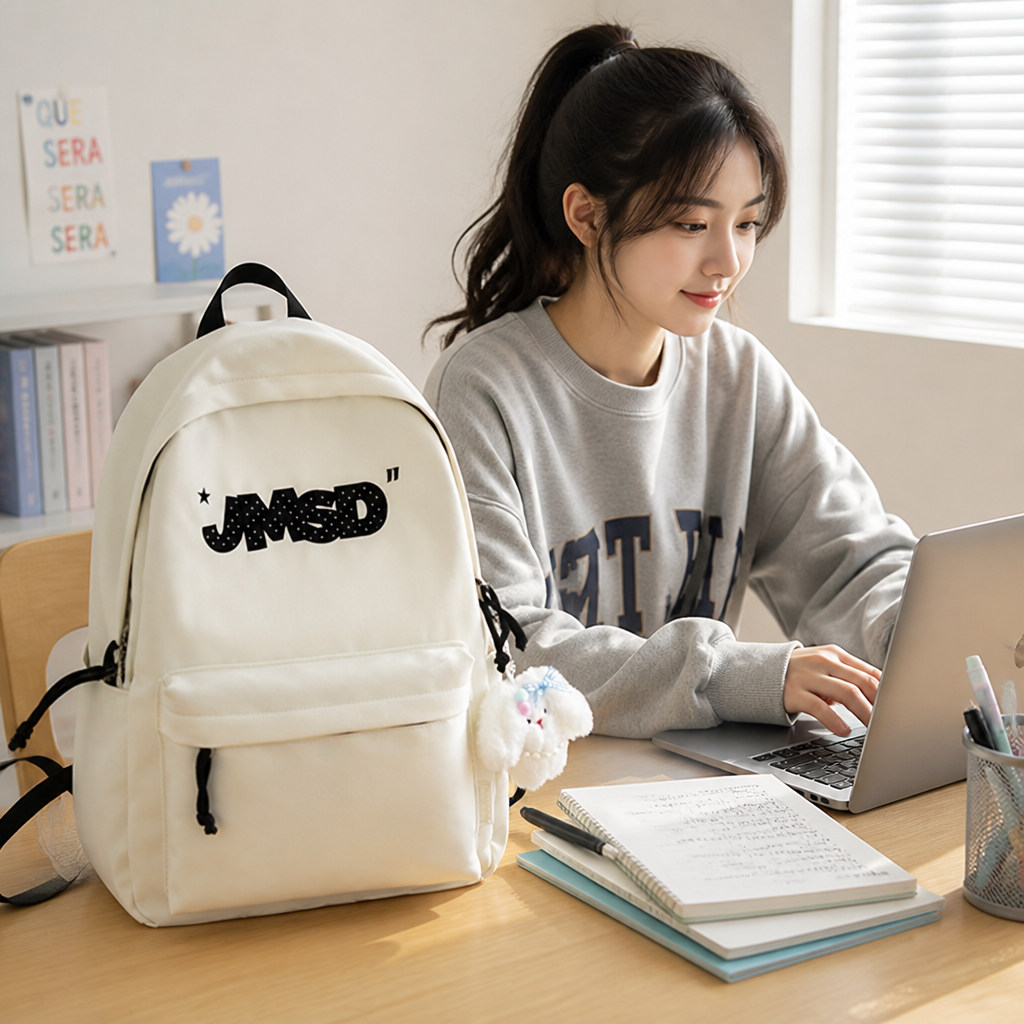 Padded Laptop Sleeve Multi-Pocket Backpack
