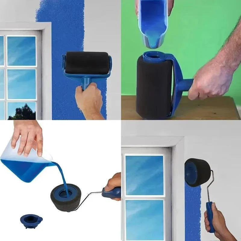 Paint Roller Self-Priming Drip-Control Washable