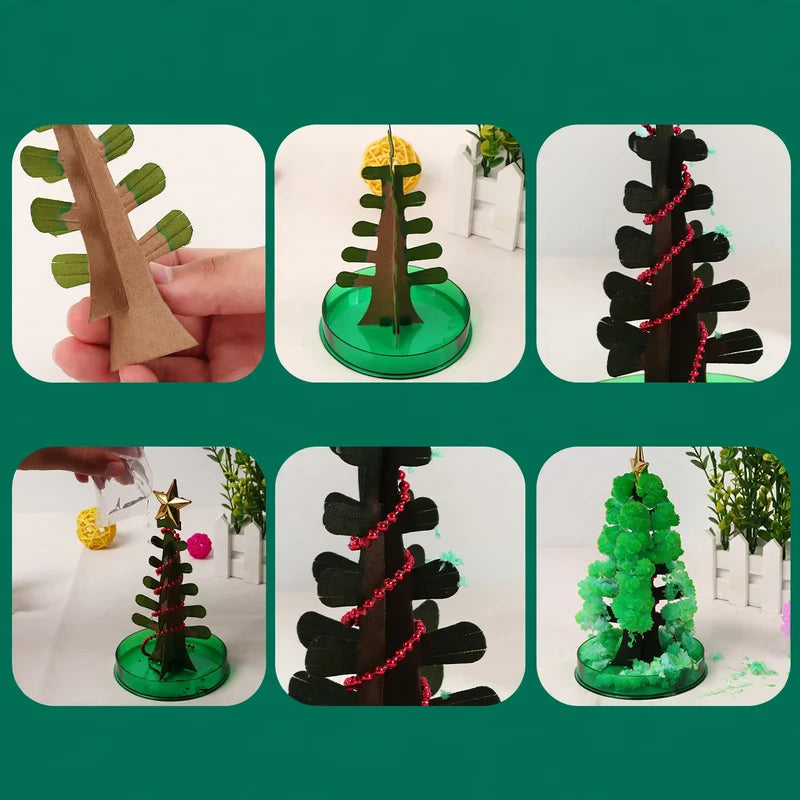 Paper Christmas Tree Blooming Unfolding Design