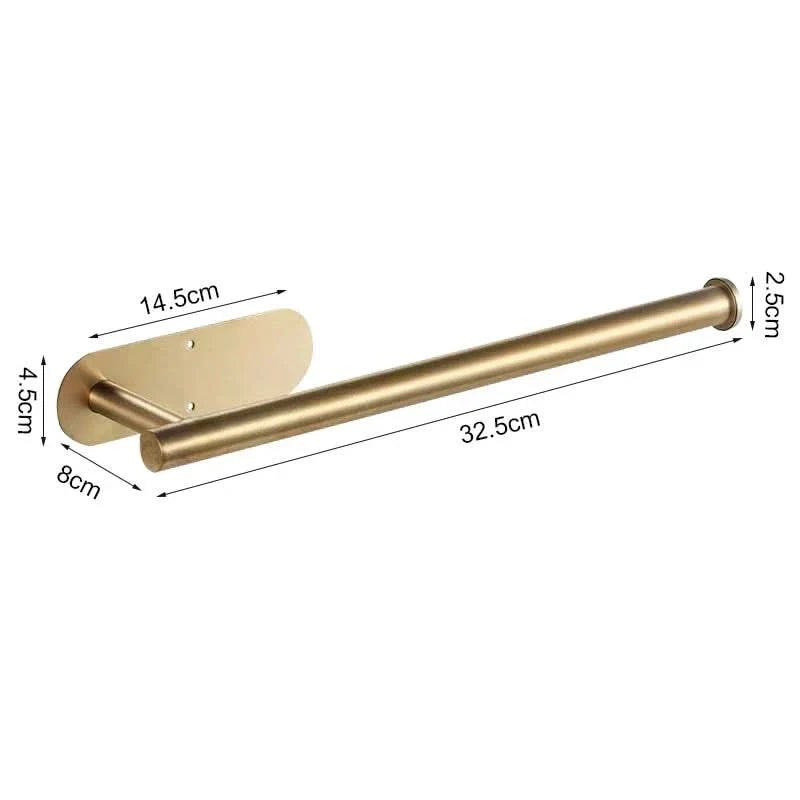 Paper Towel Holder Stainless Steel Wall-Mounted Rust-Resistant