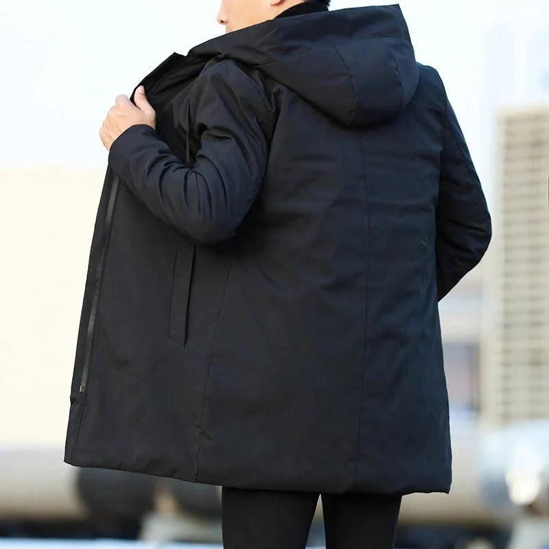 Parka Insulated Windproof Moisture-Repellent Adjustable Fit