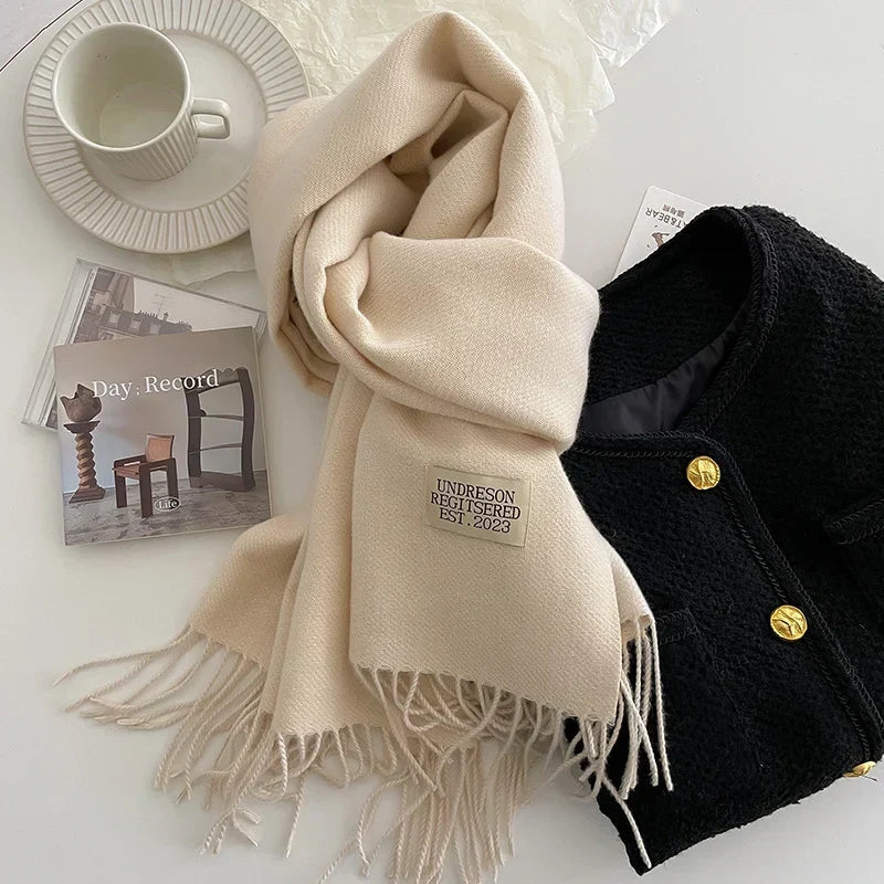 Pashmina Scarf Soft Long Fringed Wrap