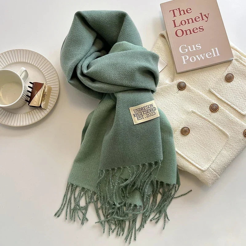 Pashmina Scarf Soft Long Fringed Wrap