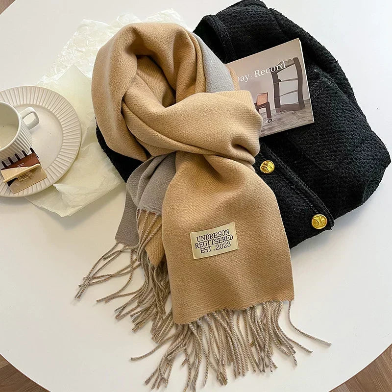 Pashmina Scarf Soft Long Fringed Wrap