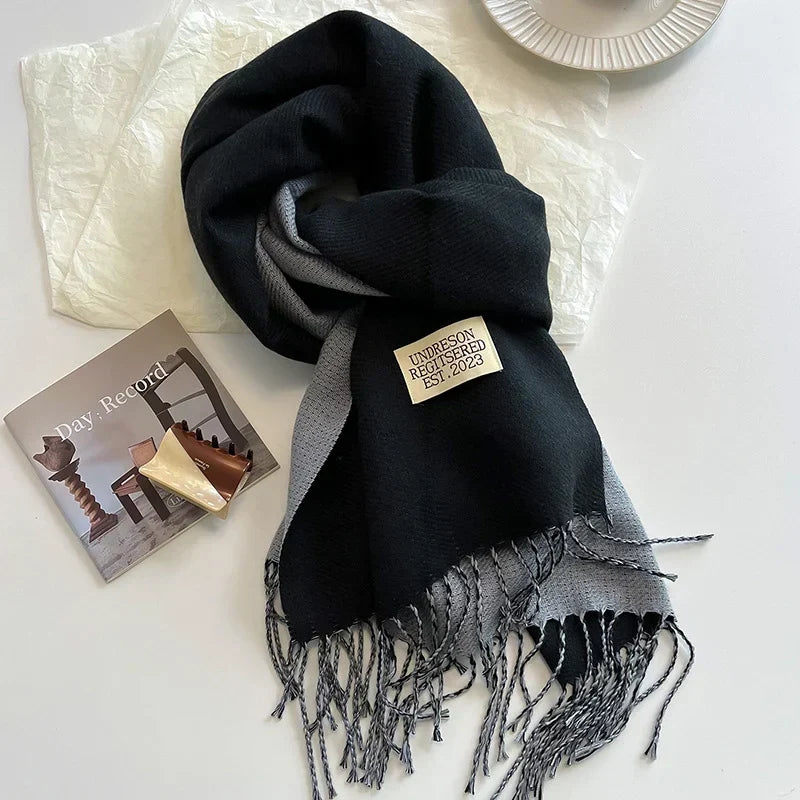 Pashmina Scarf Soft Long Fringed Wrap