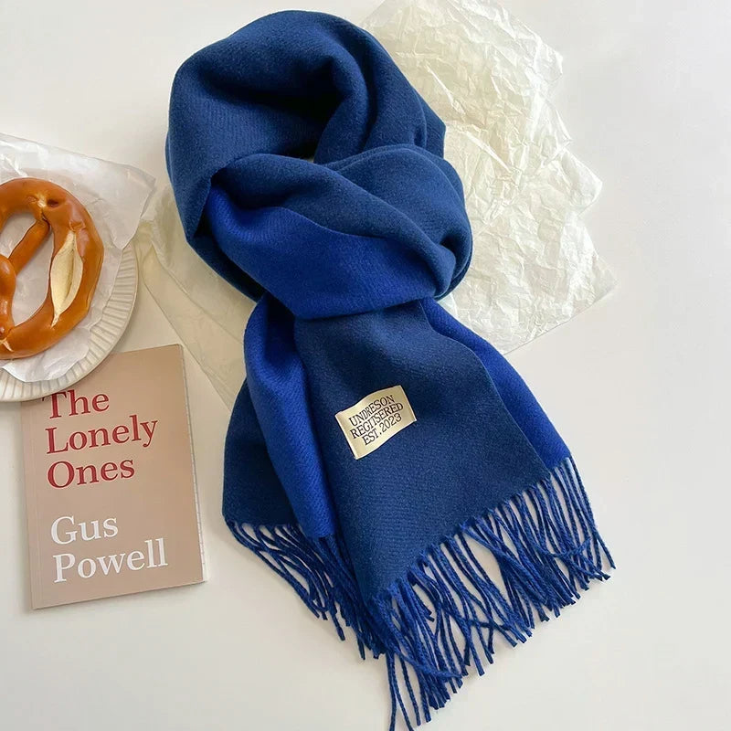 Pashmina Scarf Soft Long Fringed Wrap
