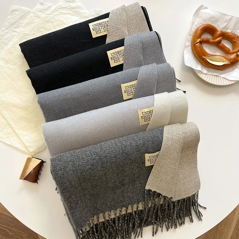 Pashmina Scarf Soft Long Fringed Wrap