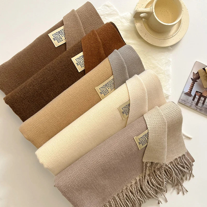 Pashmina Scarf Soft Long Fringed Wrap