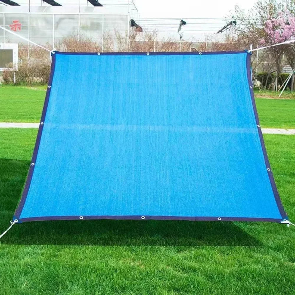 Patio Shade Sail Blocks 90% Sunlight Reinforced Grommets
