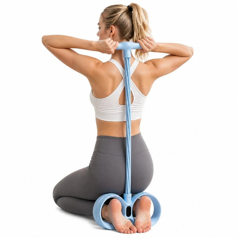 Pedal Resistance Band Digital Counter Six Tubes
