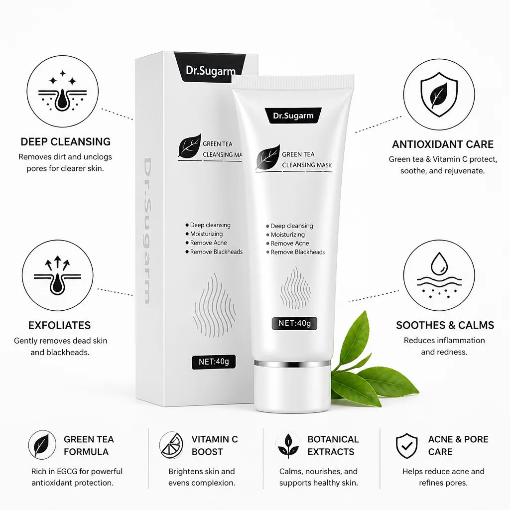 Peel-Off Facial Mask Green Tea & Vitamin C