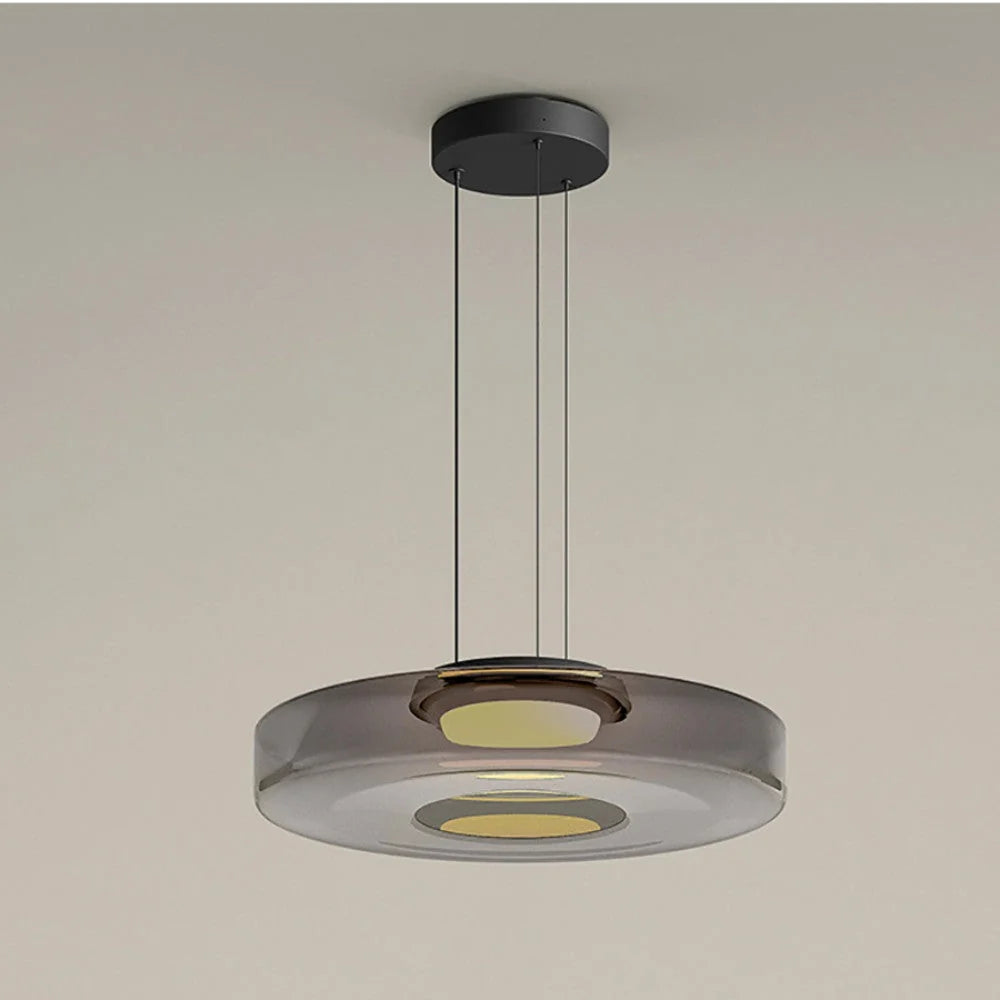 Pendant Lamp Diffused Glass Glare-Free Adjustable Drop