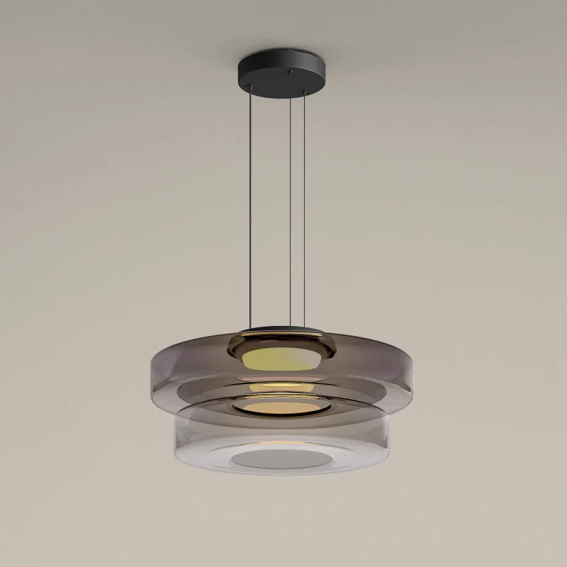 Pendant Lamp Diffused Glass Glare-Free Adjustable Drop