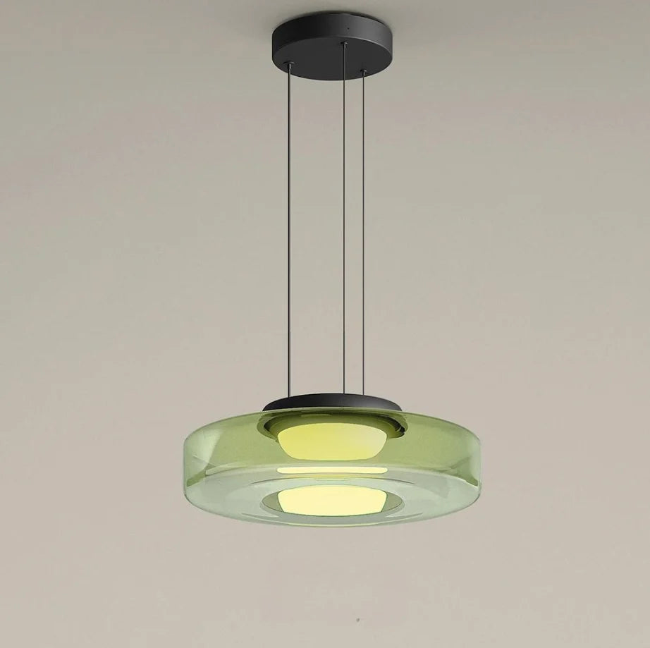 Pendant Lamp Diffused Glass Glare-Free Adjustable Drop