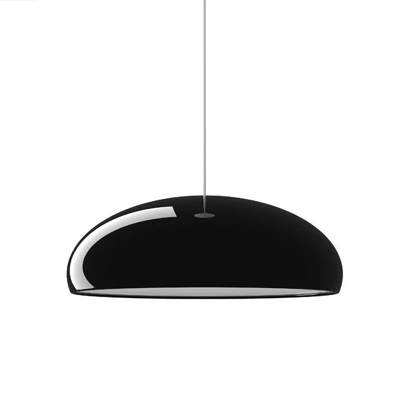 Pendant Light Art Deco Open Metal Frame Shadow Casting