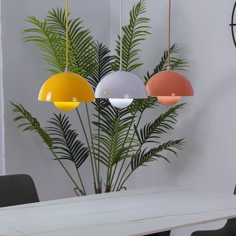 Pendant Light Danish-Inspired Softly Diffused Light Adjustable Cable