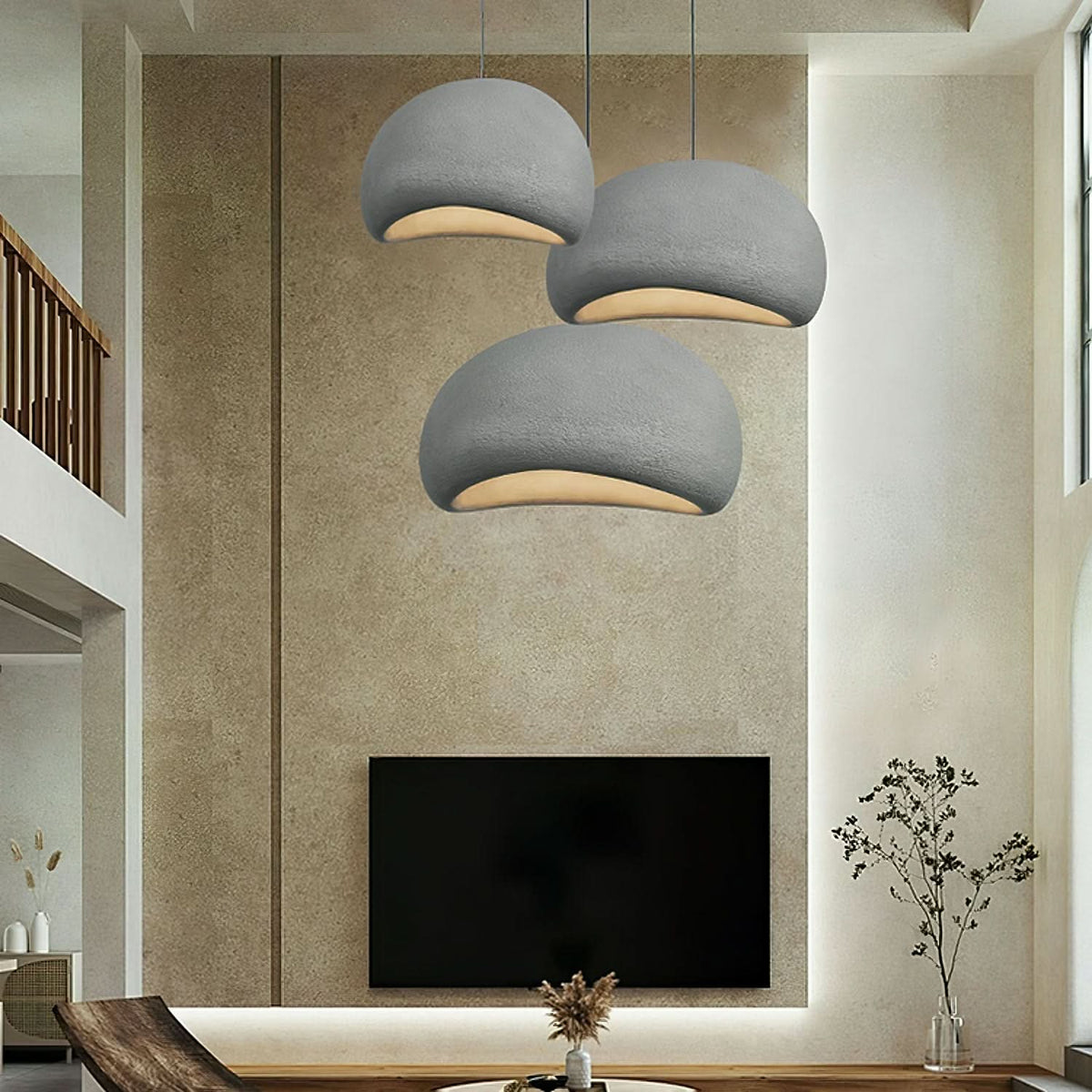Pendant Light Dimmable Adjustable Cable E27 LED Bulb Included