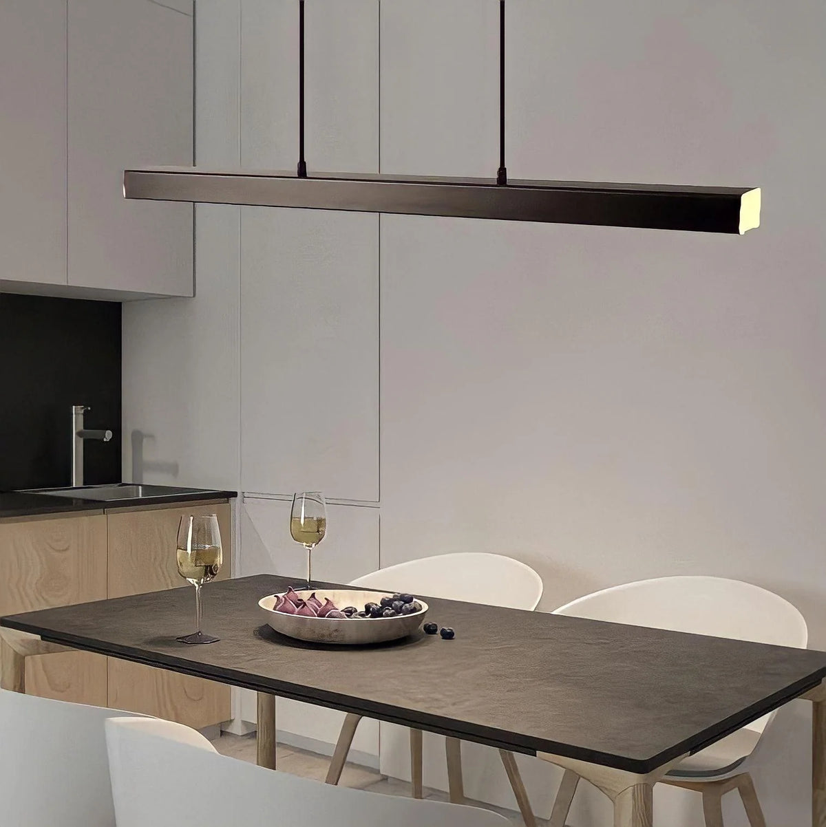 Pendant Light Dimmable LED Remote Control Adjustable Cable