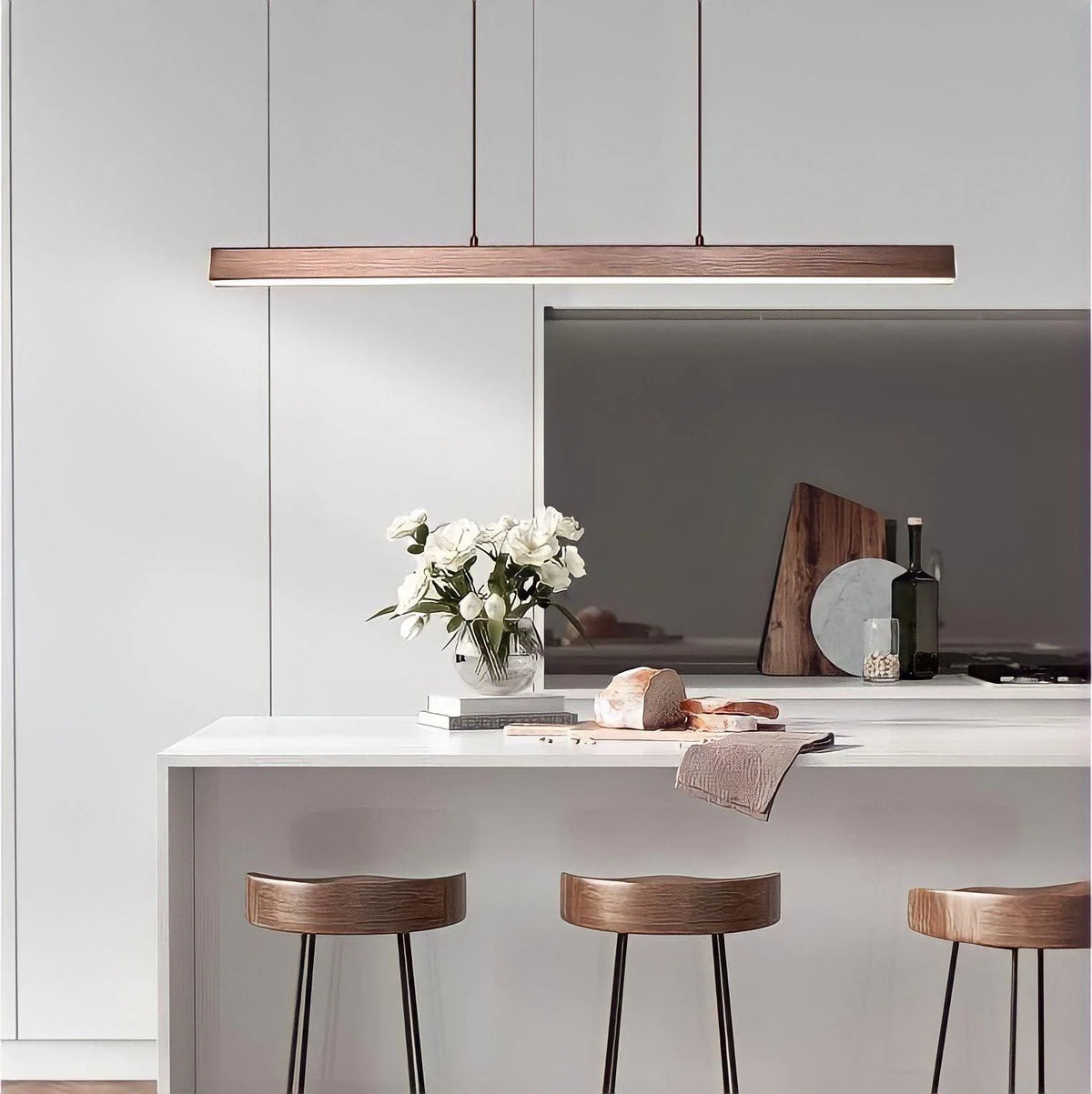 Pendant Light Dimmable LED Remote Control Adjustable Cable