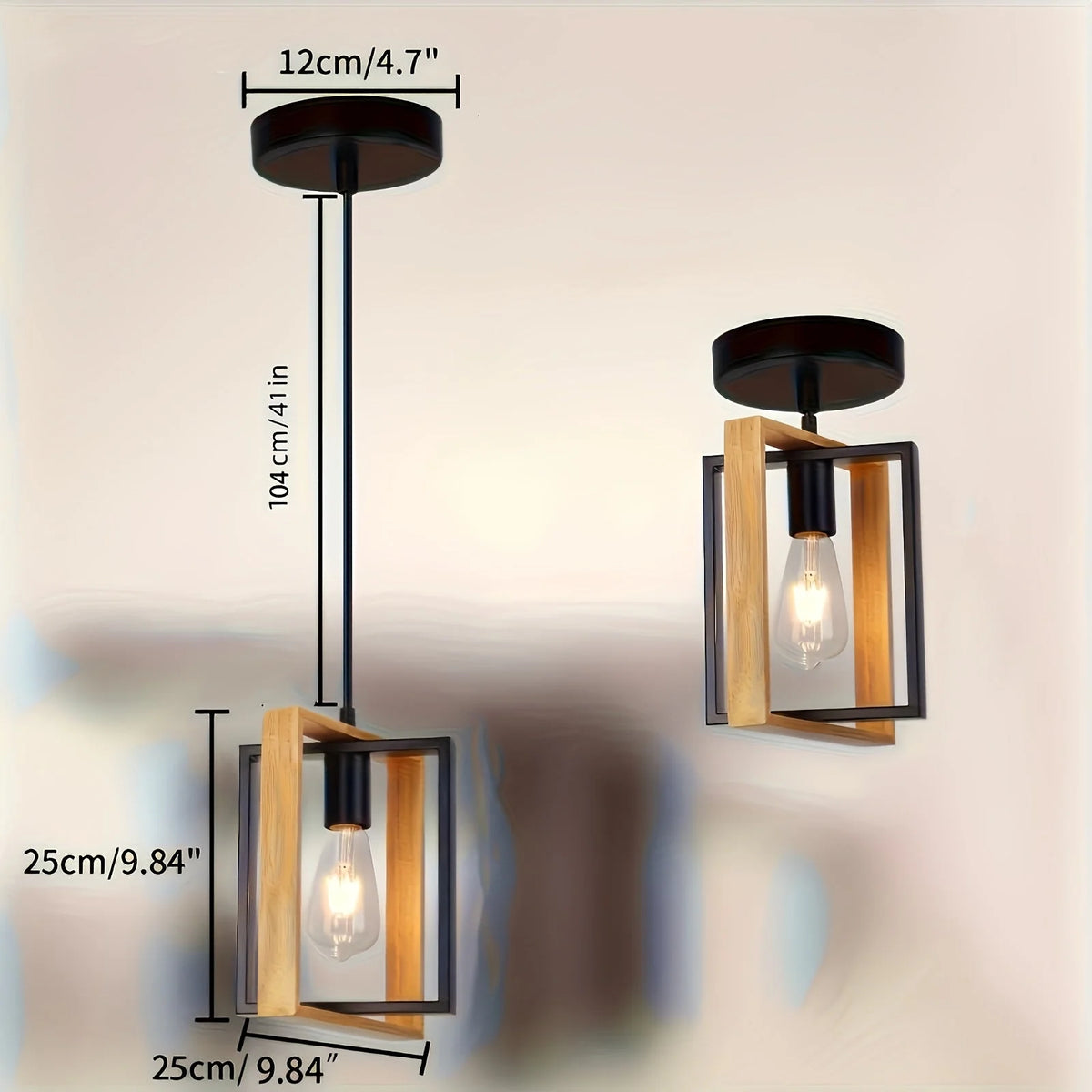 Pendant Light Directional Shade Adjustable Drop