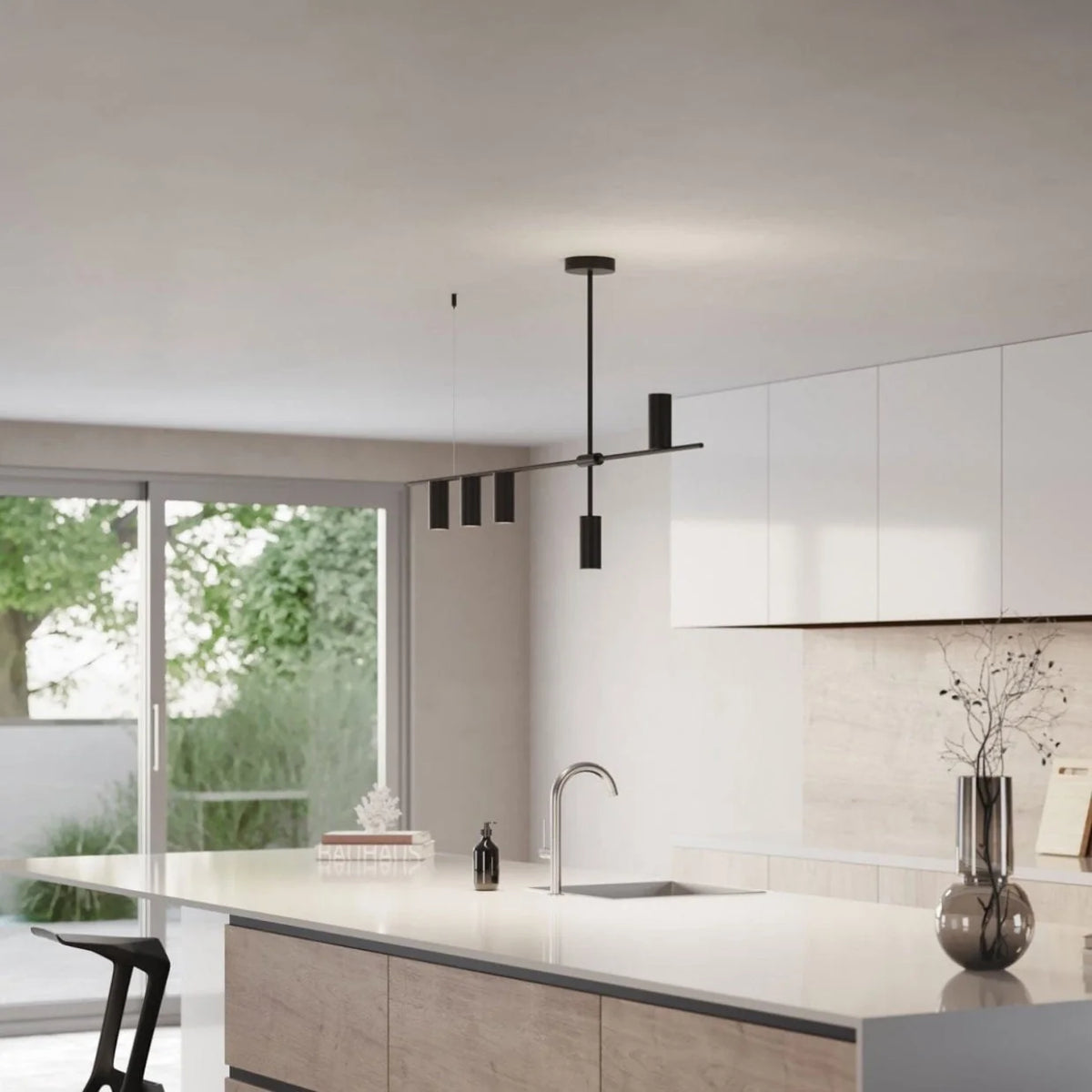 Pendant Light Downward Beam Adjustable Drop Pale Interior
