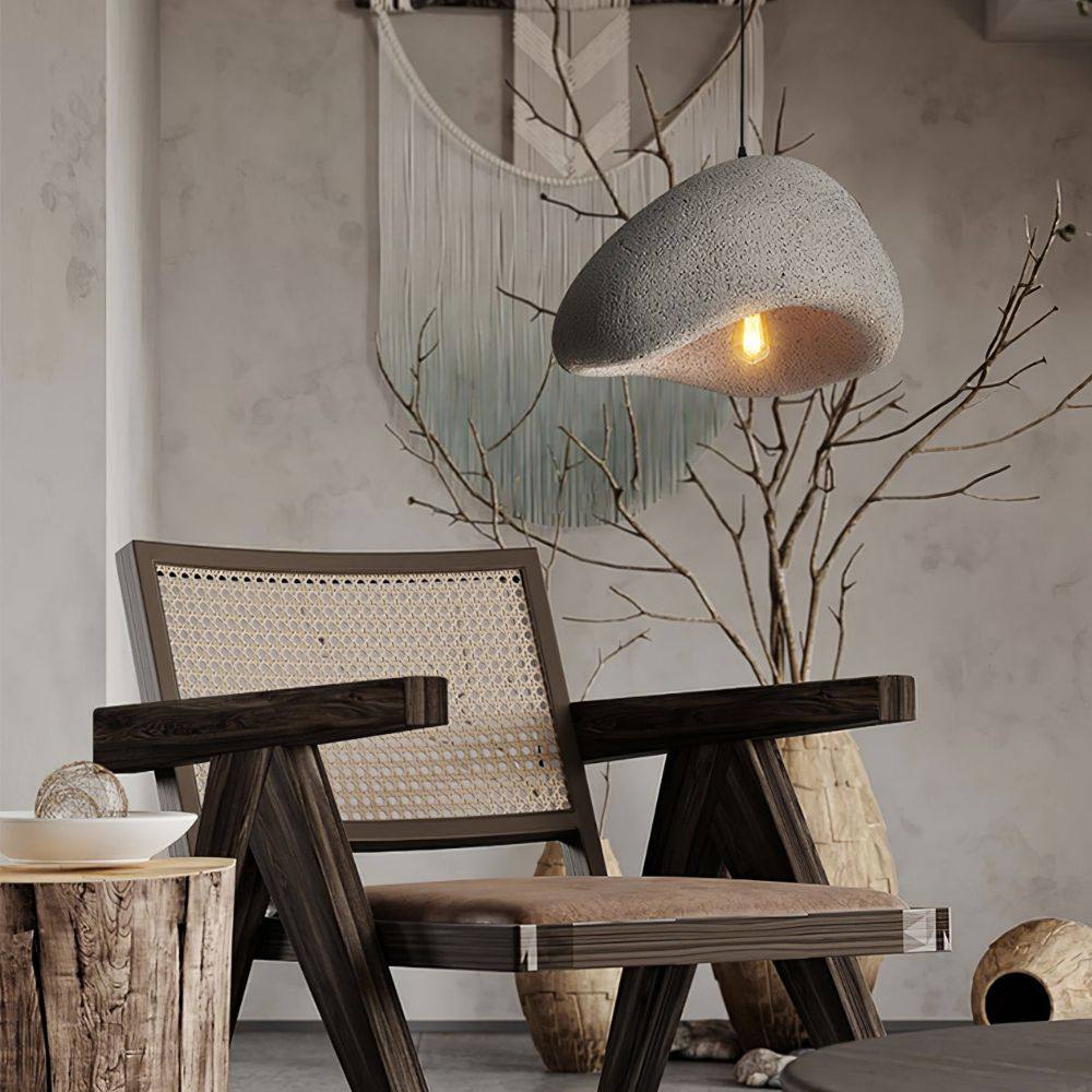 Pendant Light Handcrafted Natural Shade Warm Glow