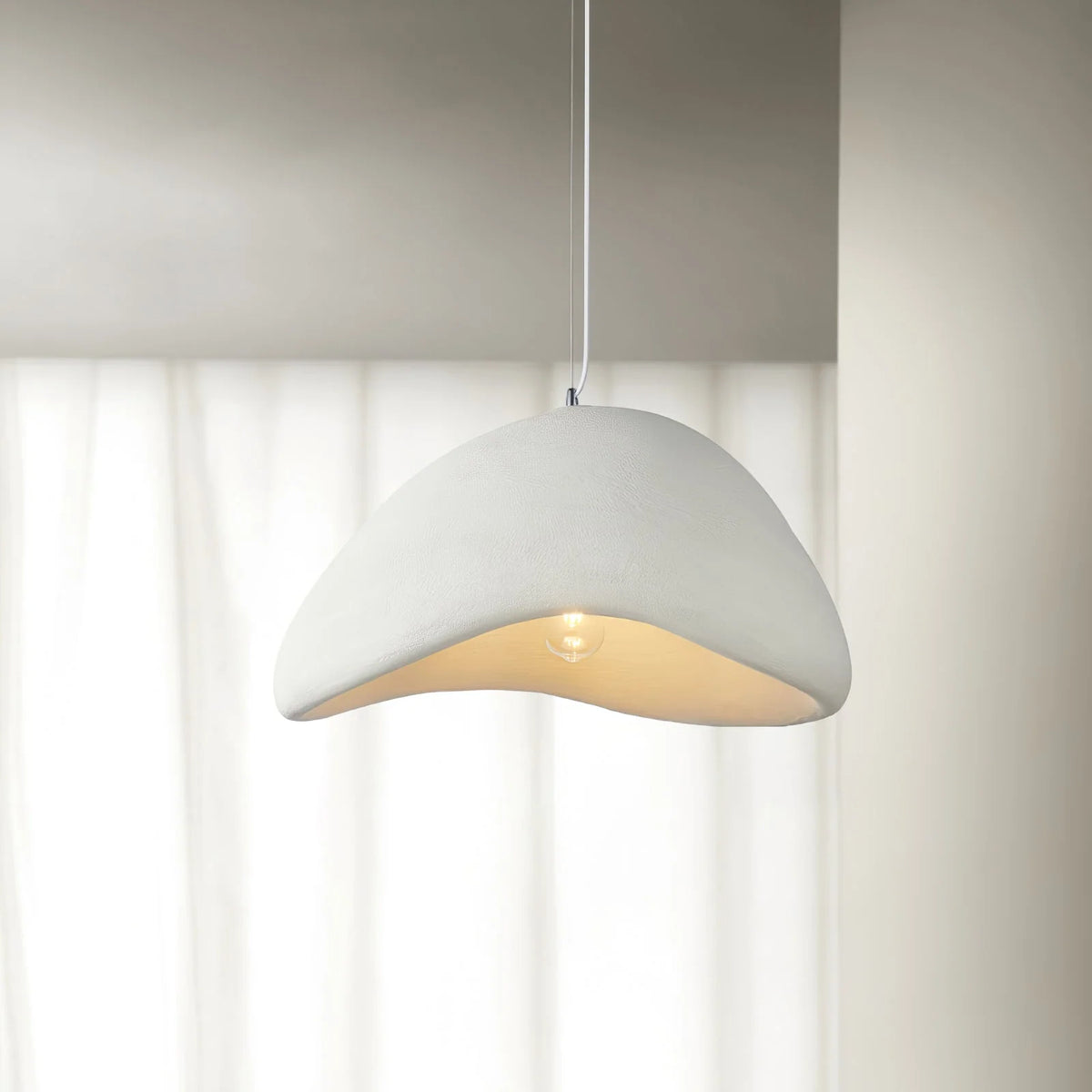 Pendant Light Handcrafted Natural Shade Warm Glow