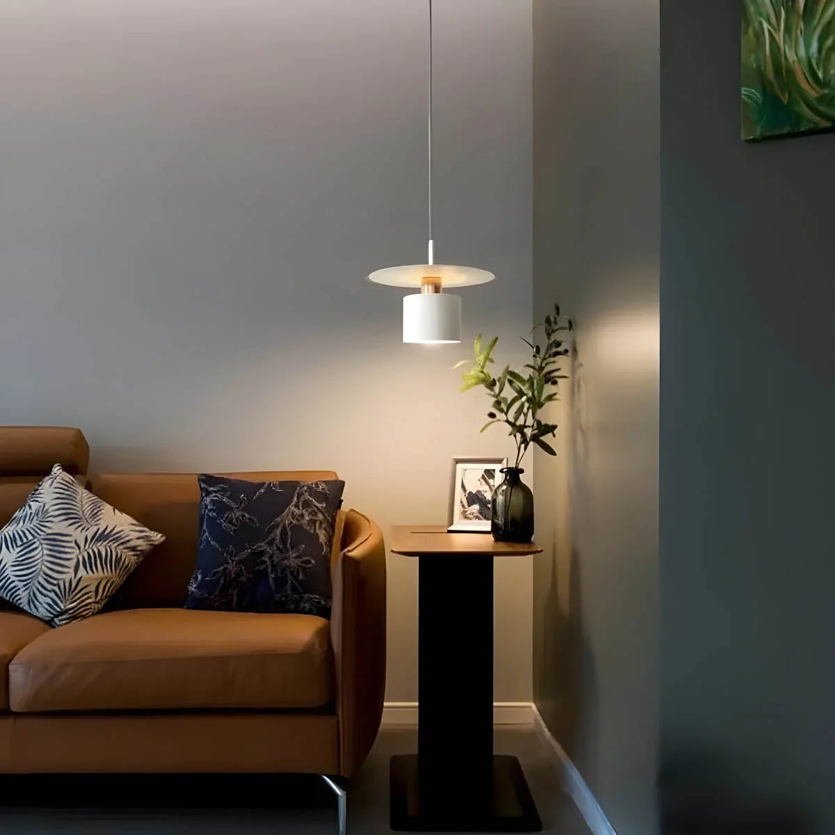 Pendant Light Integrated LED & Adjustable Cord Drop Two Sizes