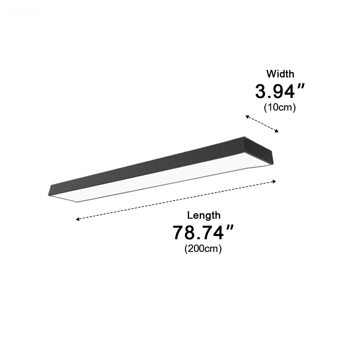 Pendant Light Linear Integrated LED Adjustable Height