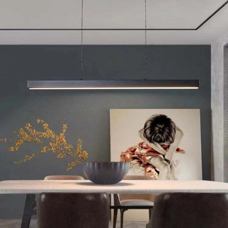 Pendant Light Linear LED Dimmable With Remote Control