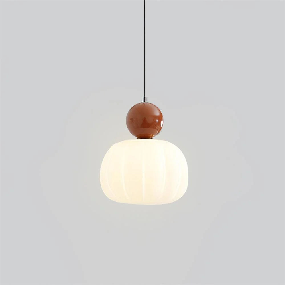 Pendant Light Organic Acrylic Satin Shade Adjustable Drop