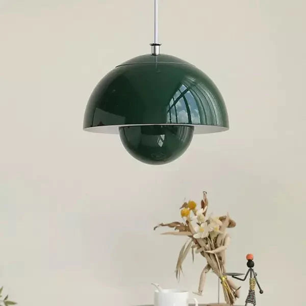 Pendant Light Overlapping Petal Shade Integrated LED