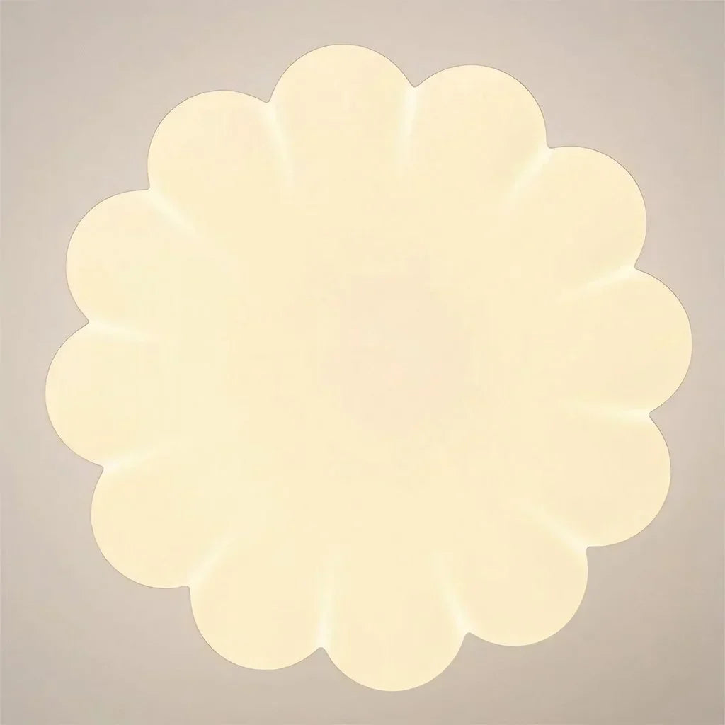 Pendant Light Ribbed Shade Integrated Warm LED & Reflective Interior
