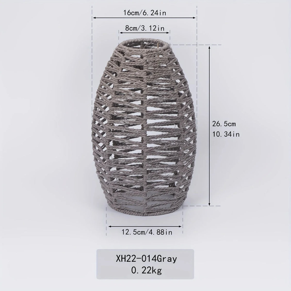 Pendant Shade Natural Woven Rope Soft Diffused Light