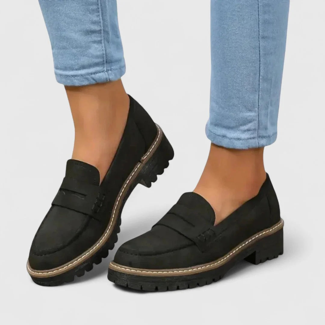 Penny Loafers Platform Slip-On Chunky Lug Sole