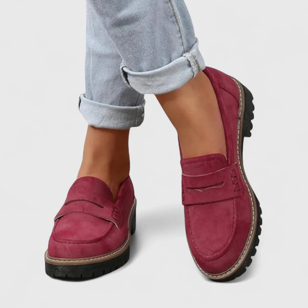 Penny Loafers Platform Slip-On Chunky Lug Sole