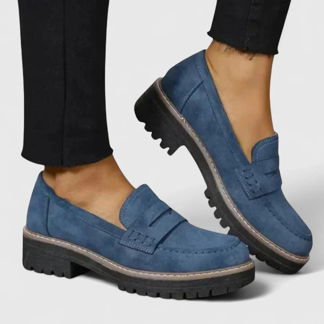 Penny Loafers Platform Slip-On Chunky Lug Sole
